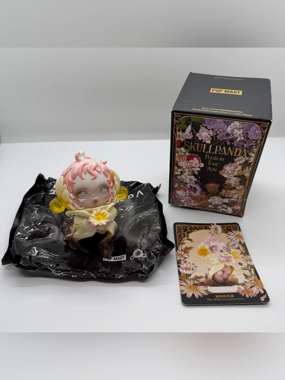 Pop Mart Skullpanda Petals In Four Acts Series Confirmed The Withered Innocence